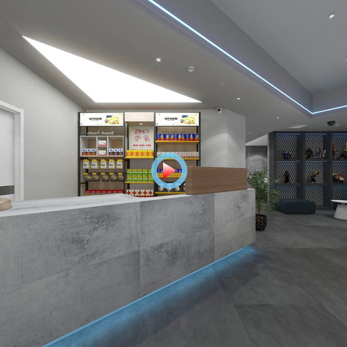 科技感電競(jìng)酒店設(shè)計(jì)全景案例