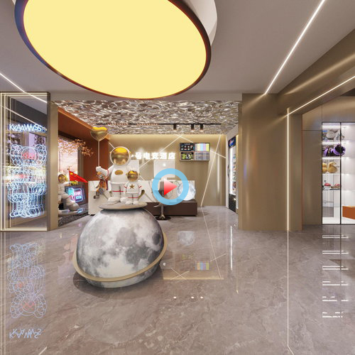 傘兵一號(hào)電競(jìng)酒店全景案例